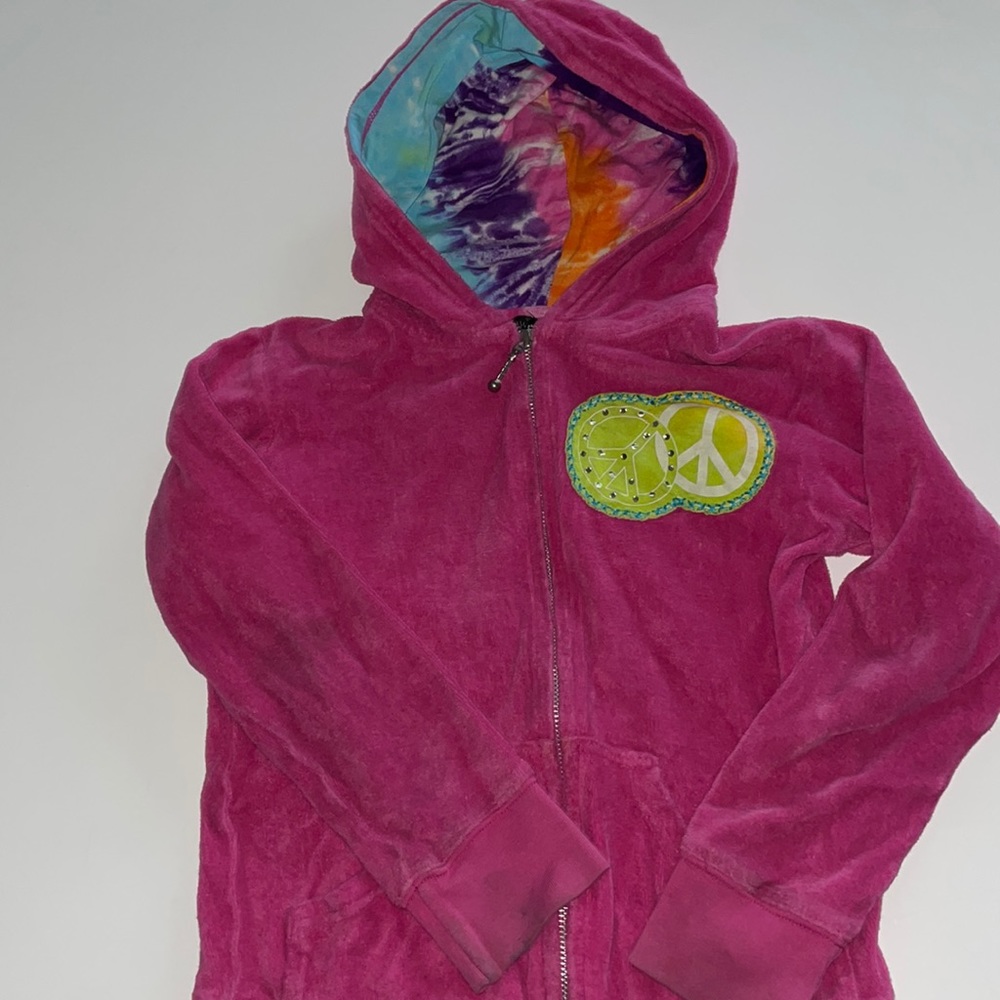 Y2k Terry zip up sweater!!